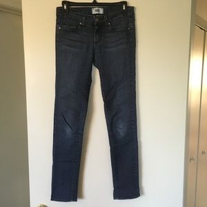 PAIGE Ankle Peg Skinny Jeans - Size 26